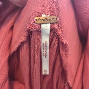 Pink free people flowy top/dress